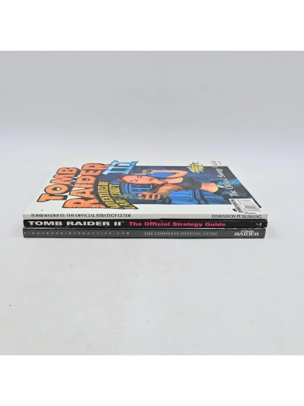 Tomb Raider II, III, & Underworld Strategy Guide Bundle